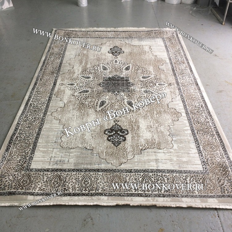 Ковер Лайт Карпет Медальон Дизайн 30599
