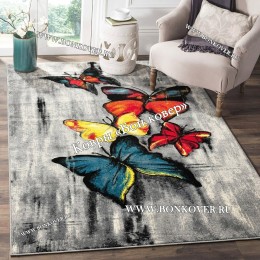 Современный Ковер  С Бабочками