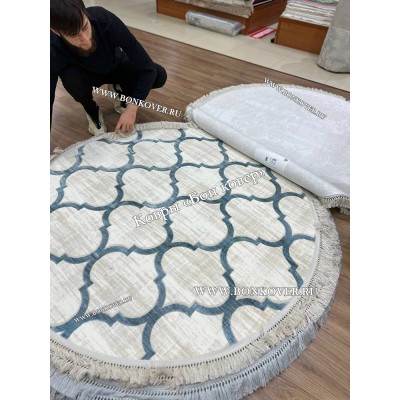 Современный Геометрический  Ковер Дизайн 30668 Круг